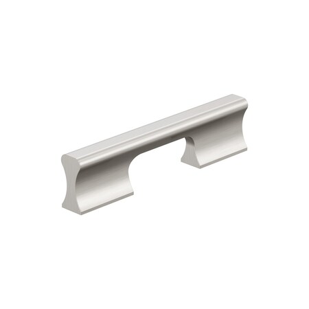 Amerock Status 3-3/4 inch (96mm) Center-to-Center Satin Nickel Cabinet Pull, 25PK 25VMP36837G10