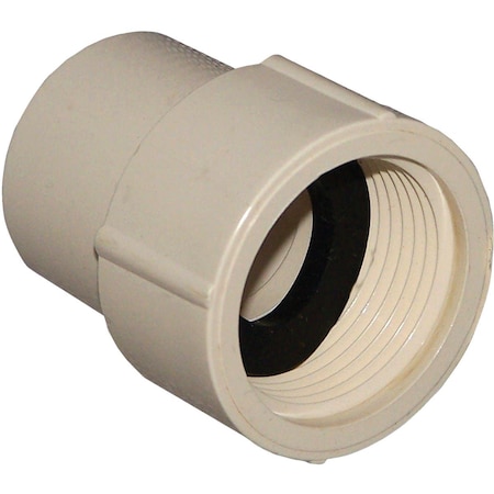 Charlotte Pipe And Foundry 1'' FIP Schedule 40 Threaded PVC Adapter CTS 02102 1000HA