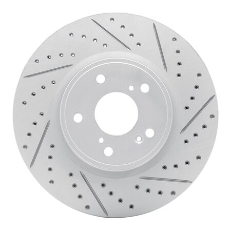 Dynamic Friction Co DFC Geoperformance Rotor - Drilled and Slotted 830-59064R
