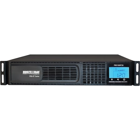 Minuteman Ups PRO-RT2U SERIES: LINE-INTERACTIVE RACK/TOWER/OPTIONAL WALLMOUNT UPS, LCD DISPLAY PRO1500RT2U