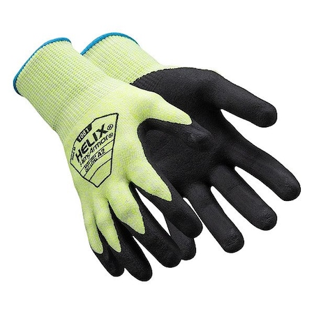 Hexarmor Knit Gloves, Cut Level A2 , Nitrile , Textured , M 1 PR 1081-M (8)