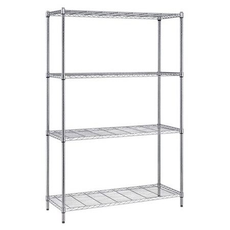 Betterbeds 1 Box Wire Shelving Unit, 48 x 18 x 72 in. BE27887