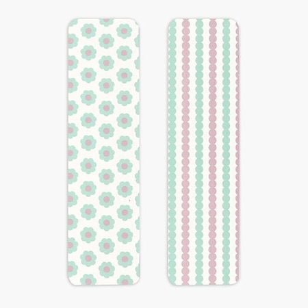 Nashville Wraps Pastel Floral Cookie Backer Cards, 2x7.5, 25PK GCBPF27