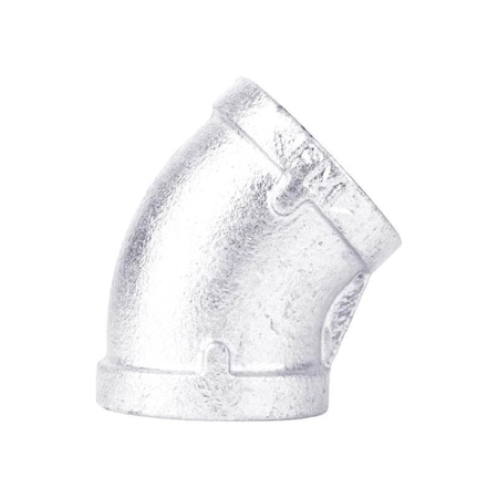 Stz Industries 1/2 in. FIP each X 1/2 in. D FIP Galvanized Malleable Iron 45 Degree Elbow 311UPE45-12