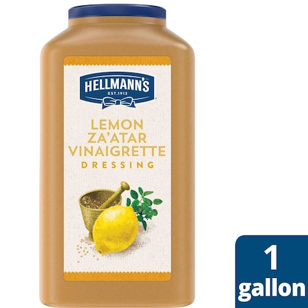 Hellmanns Lemon Za'atar Vinaigrette Salad Dressing Jug, 1 Gallon 67665801