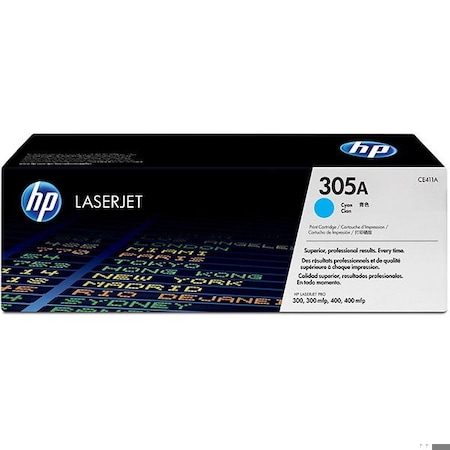 Hp 305A Cyan Original LaserJet Toner Cartridge, 2,600 Yield CE411A