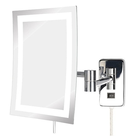See All Industries Makeup Mirror, 13 in H, 11 in L, 3 in D HLEDCSA69