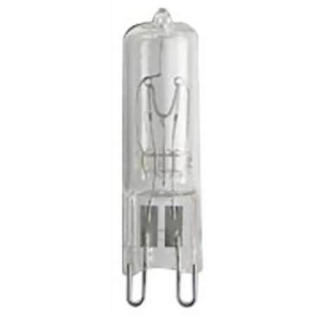 Ge Edison Series Halogen Bulb, 25 W, G9 Lamp Base, T4 Lamp, White Light, 240 Lumens, 2650 K Color Temp 16754