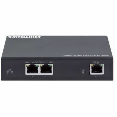 Intellinet Network Solutions IINTELLINET NDOOR 2-PORT GIGABIT ULTRA POE EXTENDER. EXTENDS RANGE BEYOND THE 32 561600