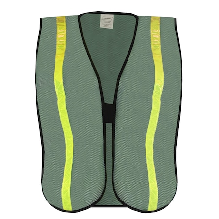 Ironwear Standard Polyester Safety Vest w/ 1 in Reflective Tape Green/2X-Large 1218-G-2XL