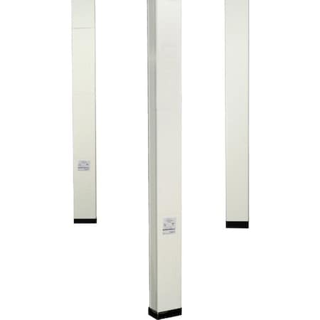 Wiremold Service Pole, 3in., Aluminum 30TC-412V