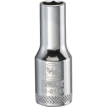 Dewalt Drive Socket, 3/8 Drive, 5/16in, 6 pt DWMT80016OSP