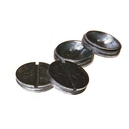 Bell 3/4 in. Weatherproof Closure Plugs Gray, 4PK 5270-0B