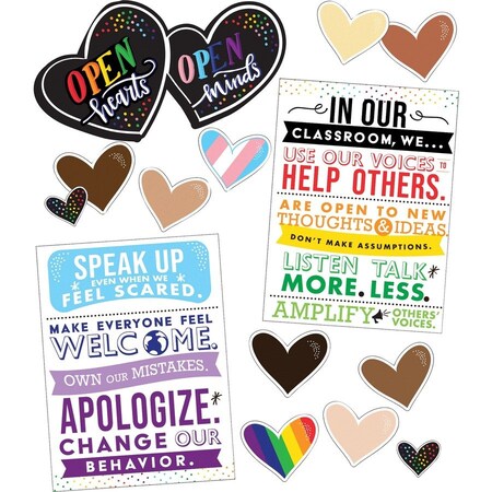 Carson Dellosa Open Hearts, Open Minds Bulletin Board Set 110520