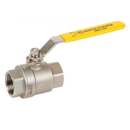 Smith-Cooper SC208G Stainless Steel Ball Valve 0.5 in. 4691861