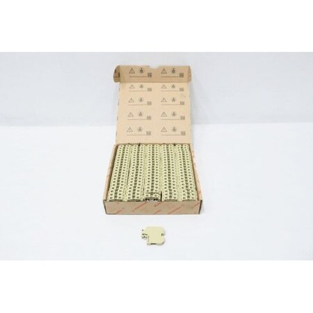 Weidmuller SET OF 100 TERMINAL AND CONTACT BLOCK SAK10 0110060000