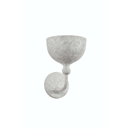 Troy Lighting Paget 7in wide 1 Light Wall Sconce in Weathered White B1610-WTW