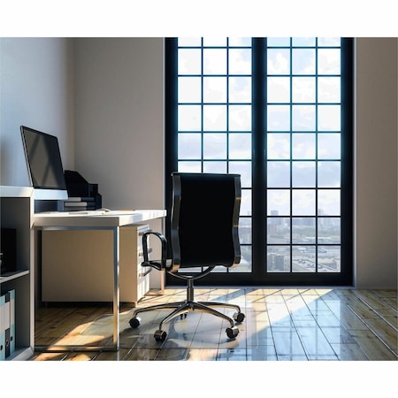 Floortex Ultimat Polycarbonate Lipped Chair Mat for Hard Floor - 48" x 60" FR1215219LR