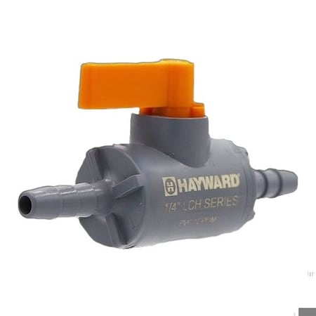 Hayward Flow Control 1/4in LCH Series Quarter Turn Compact Ball Valve with EPDM Seals and Barbed End Connections LCH1025ABBE0000