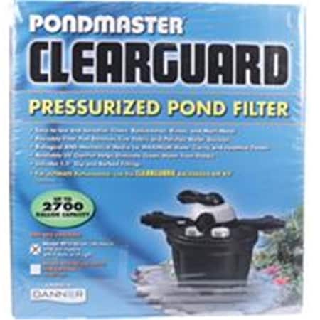 Danner Eugene Pond P -5615 Pondmaster Clearguard Pressurized Filter With Uv Red 5615