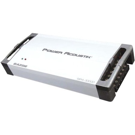 Power Acoustik RZ4 3000D Razor Series Class D Full-Range And Monoblock Amp; 3;000W Max RZ4 3000D