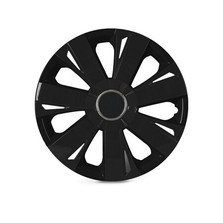 Altertrim 15 in Univ Hubcaps, Snap-On, (Blk Matte), 4PK CHB-5077-BP-15
