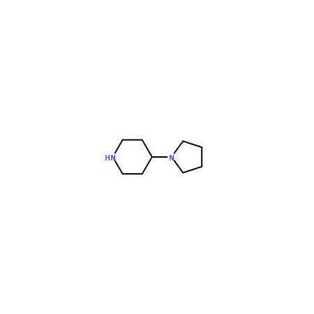 Ak Scientific 4-(1-Pyrrolidinyl)piperidine (1g), CAS 5004-07-9 X3293-1g