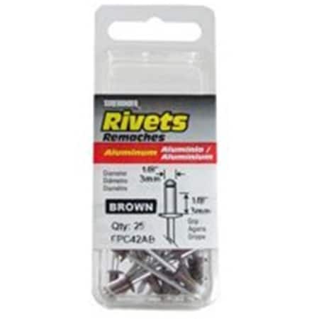 Fpc 42AB 0.12 in. Aluminium Short Rivet 6805998