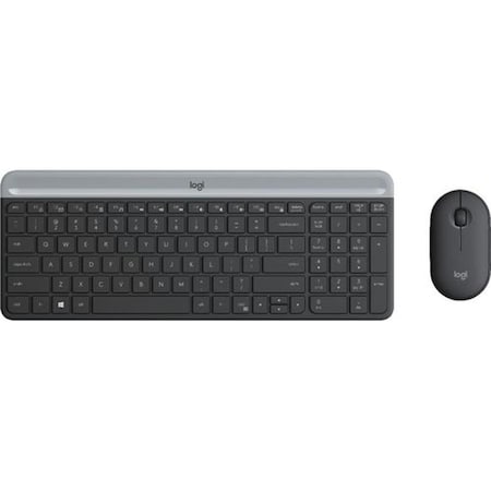Livewire MK470 Slim Wireless Mouse & Keyboard Combo - Black & Gray LI1625203