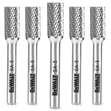 Dewalt CARBIDE BURR SIZE SA-3, 5PK DXCBTJSA3-5