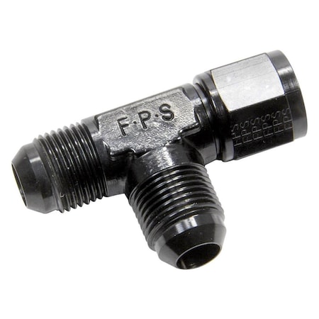 Fragola 498305-BL -10 AN Female Swivel on Run Tee Adapter Fitting - Black FRG498305-BL