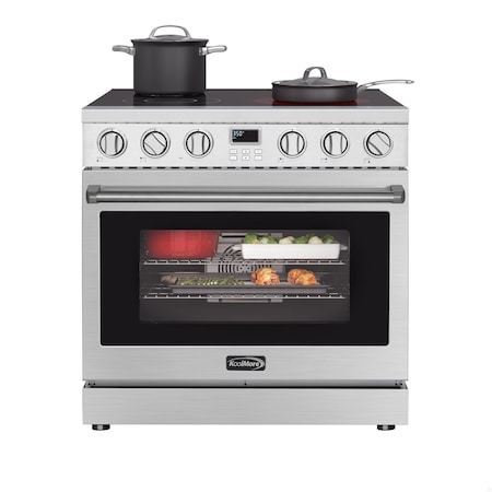 Koolmore 36 in. Professional Electric Range with 16600W of Power, 240V in Stainless-Steel KM-EPR-36AP-SS KM-EPR-36AP-SS