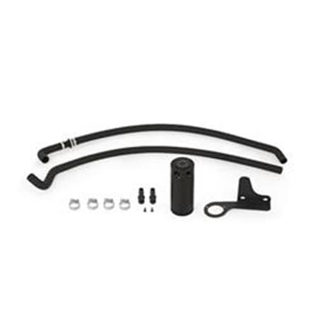 Hard Top Baffled Oil Catch Can Kit for 2007-2013 Mazda Mazdaspeed 3, Black HA3826649