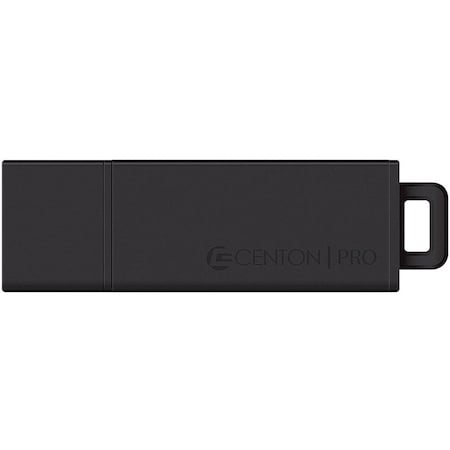 Centon 4GB DataStick Pro2 USB 2.0 Flash Drive - 4 GB - USB 2.0 - Black - 5 Year Warranty S1B-U2T2-4G