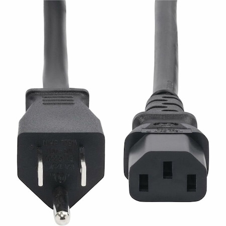 Startech.Com 8ft 2.4m Computer Power Cord, NEMA 5-15P to IEC 60320 C13 AC Power Cable, 13A 125V, 16AWG, 271B-6800-POWER-CORD
