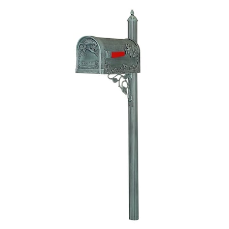 Special Lite SCB-1005-SPK-651-VG Hummingbird Curbside with Albion Mailbox Post, Verde Green SCB-1005_SPK-651-VG