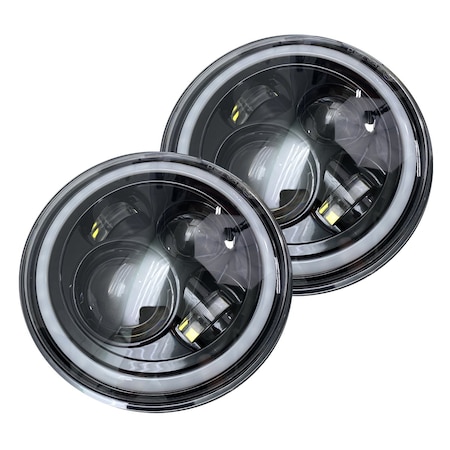 Race Sport 7inch LED Project Kit 4x10W with Halo RS7RGBH2