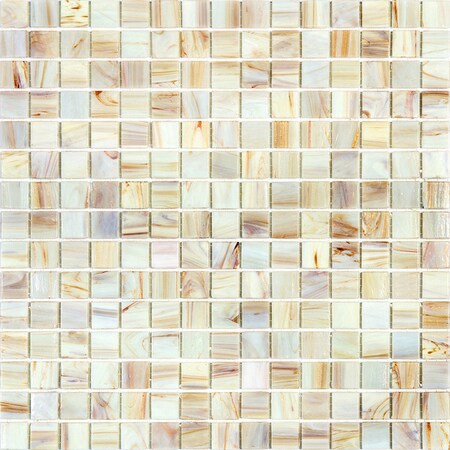 Apollo Tile Celestial 12 in. x 12 in. Glossy Beige Glass Mosaic Wall and Floor Tile 20 sq. ft./case, 20PK APLST88BG308A