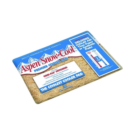 Dial Mfg Evaporative Cooler Pad, Aspen Fiber, For Tradewinds TC-451 Coolers Natural Wood 3004