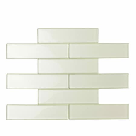 Apollo Tile Light Sea Green 11.8 in x 11.8 in Glass Glossy Floor and Wall Mosaic Tile 4.83 sqft/case, 5PK APLC8808A