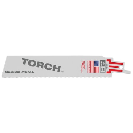 Milwaukee Tool 6" 18 TPI The Torch SAWZALL Blades (25 Pk) 48-00-8784