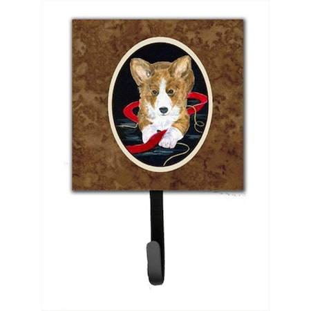 Carolines Treasures 4.25 x 6 in. Corgi Leash Or Key Hook SS8570SH4