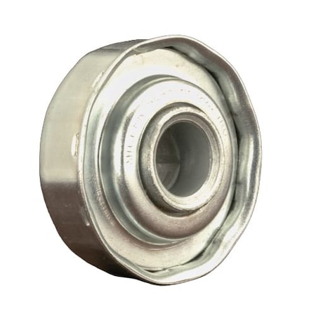 Miller Bearing Conveyor Bearing, Flanged Semi-Precision Heavy Duty, Carbon Steel, 0.5 in Bore Dia., Round Bore MFC-1710-7HS-G