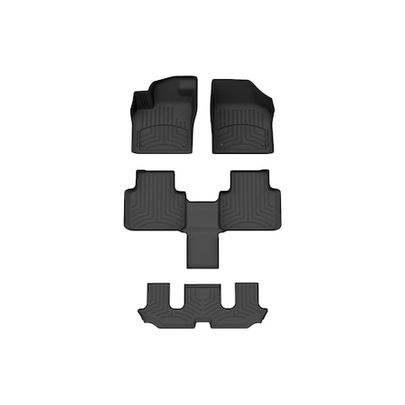 Weathertech Black, Front and Rear and Rear FloorLiner HP 441084-1-2-5IM