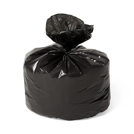 Medline Trash Liner, Black, 24in x 24in, 6 Mic, 50/Roll, 20 Rolls (1000 Liners)/Case, 1000PK NONHCR24LB