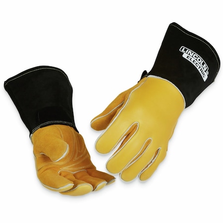 Lincoln Electric Welding Gloves, Elkskin Stick/MIG, XL K4788-XL