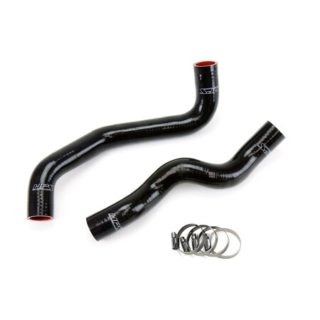 Hps Performance High Temp Reinforced Silicone Radiator Coolant Hose Kit, Black, 57-1049-BLK