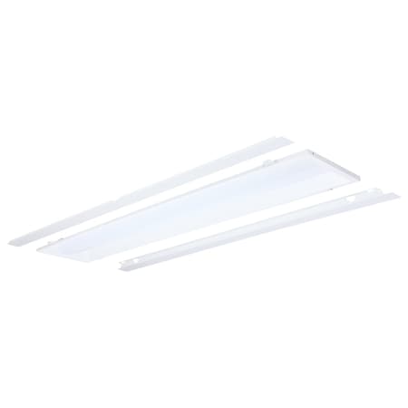 Nuvo 40/30/20W LED 1x4 Center Basket Troffer Retrofit Kit CCT Dimmable 120-277V Matte White Finish 65/1300