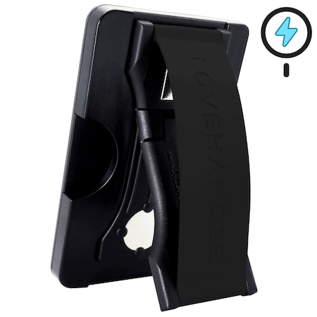 Lovehandle MagSafe Black Solid Cell Phone Wallet For All Smartphones WMP-01-1090-01
