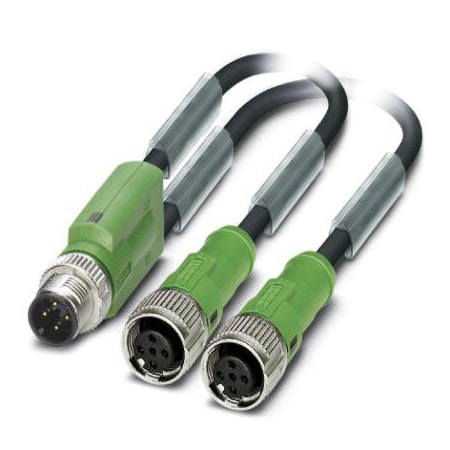 Phoenix Contact SAC-5P-Y/2X0 3-PUR/FS B PE SCO 1544073